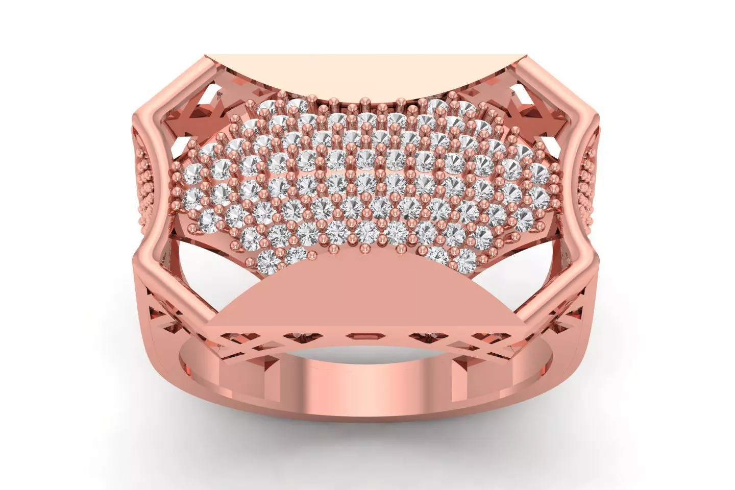 Solitaire Wedding Engagement Men Ring 3dm STL OBJ FBX details 3D print model_0