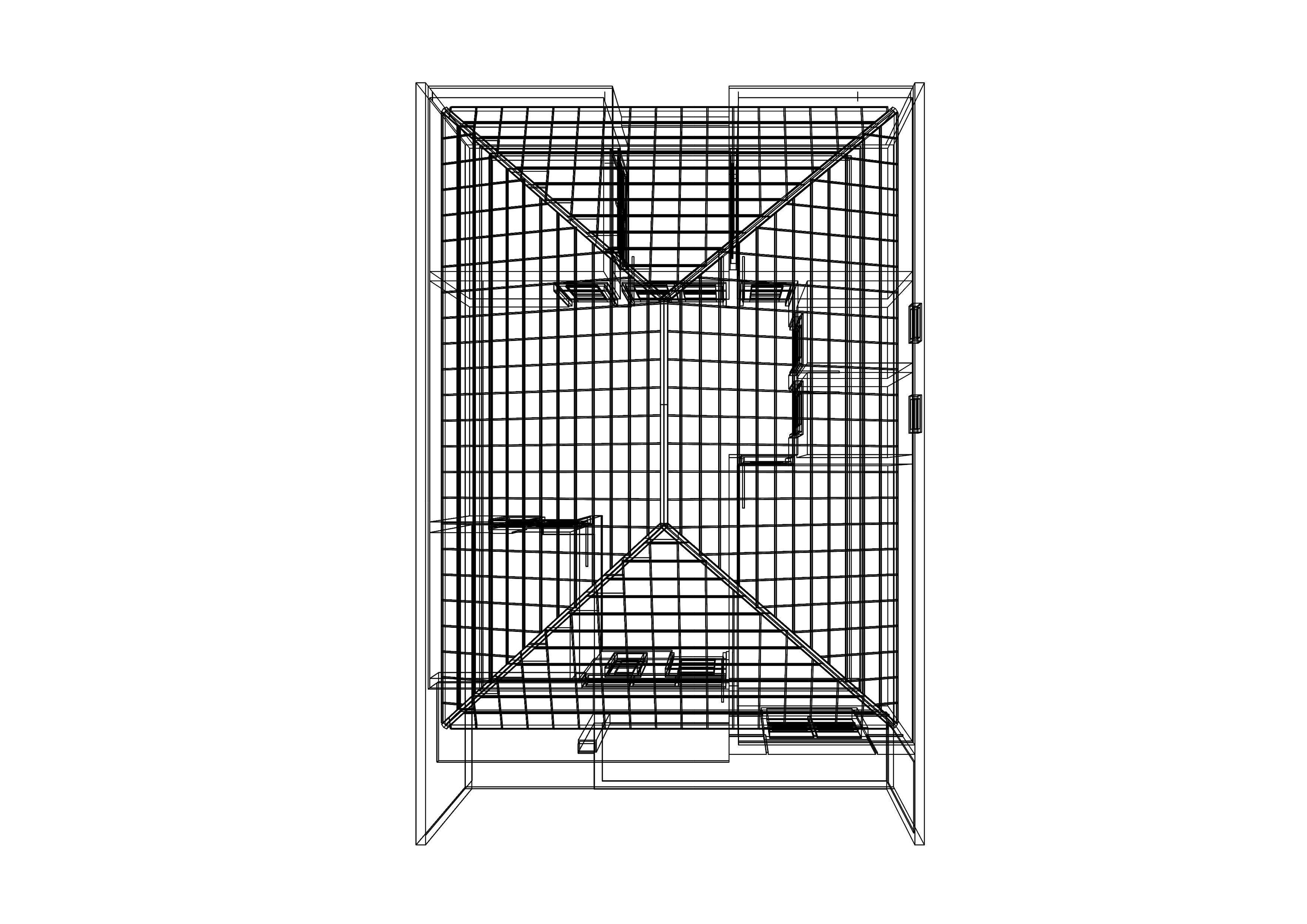 Minimalist House 3D model_5