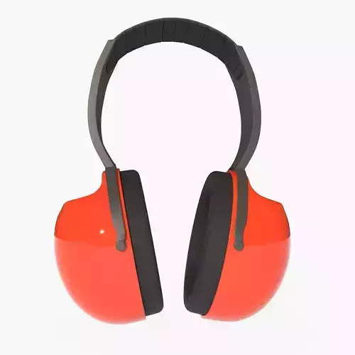headphones3 orange pair of earmuffs