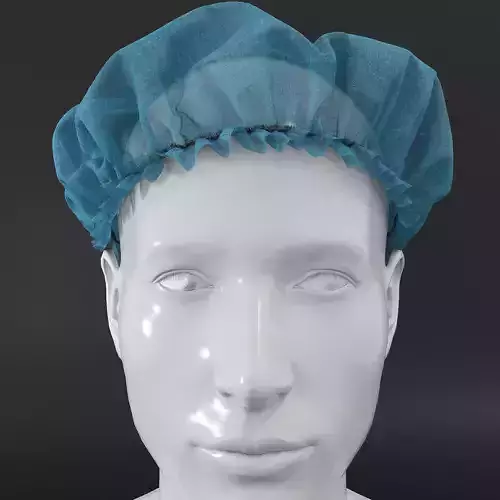medical cap Low-poly 3D model