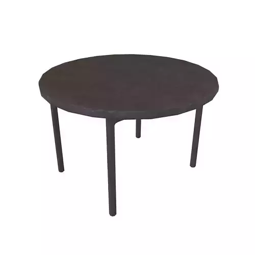 Round Table V1 001 Low-poly 3D model