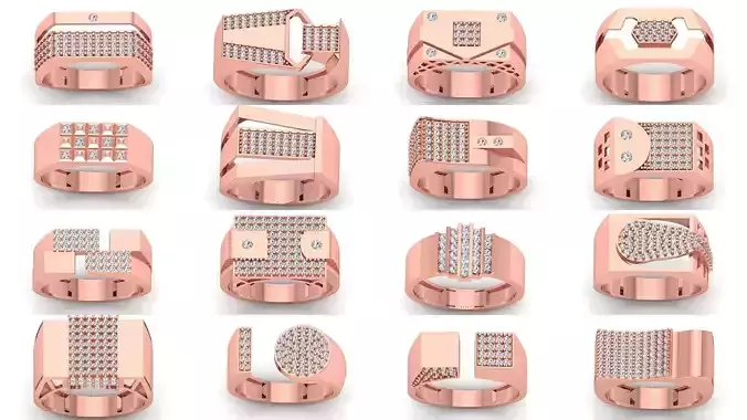 81 Solitaire Wedding Engagement Men Ring Collection 