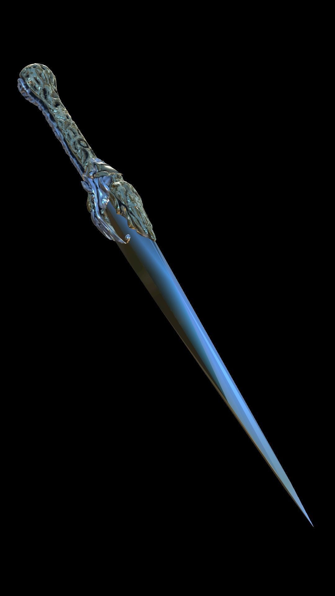 Dagger of Galadriel from The Rings of Power 3D print model_3