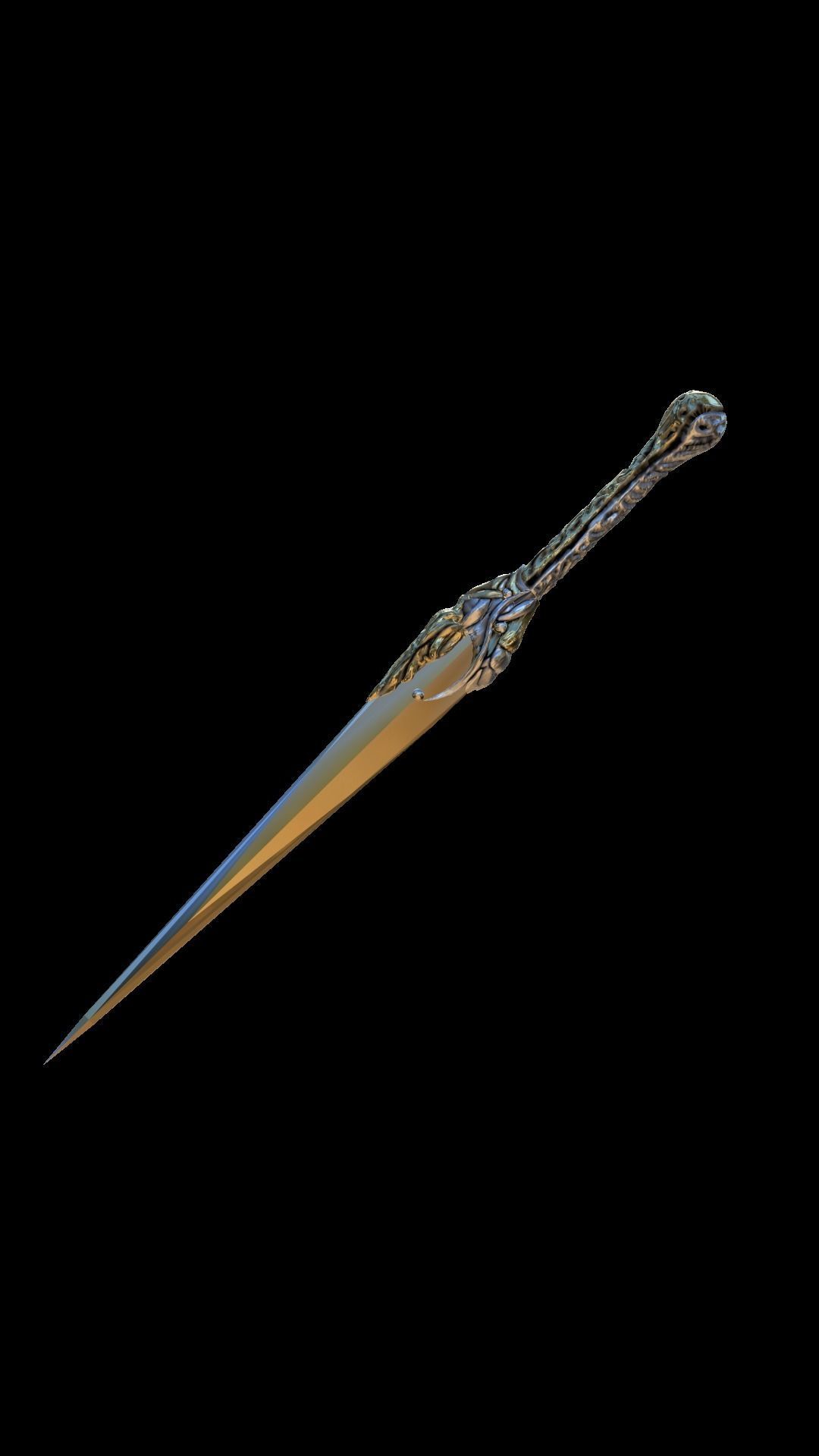 Dagger of Galadriel from The Rings of Power 3D print model_4