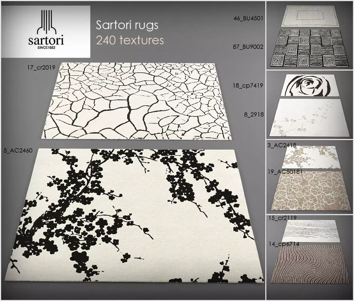 Carpets vol45 3dmodels Low-poly 3D model_0