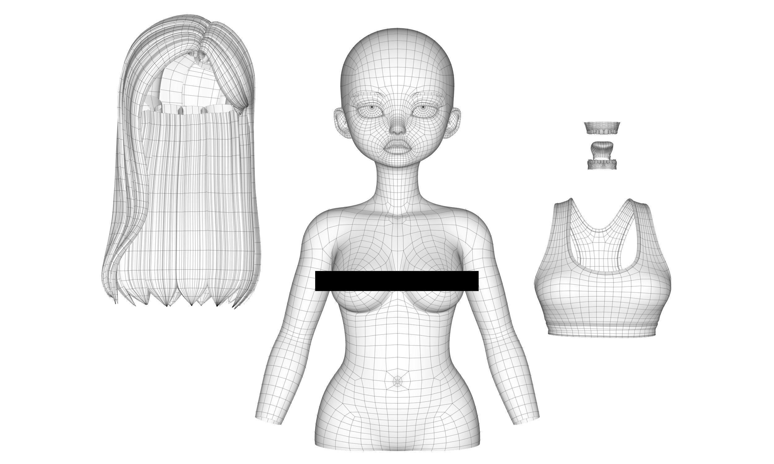 Lucy - Personal work 3D date 3D model_4