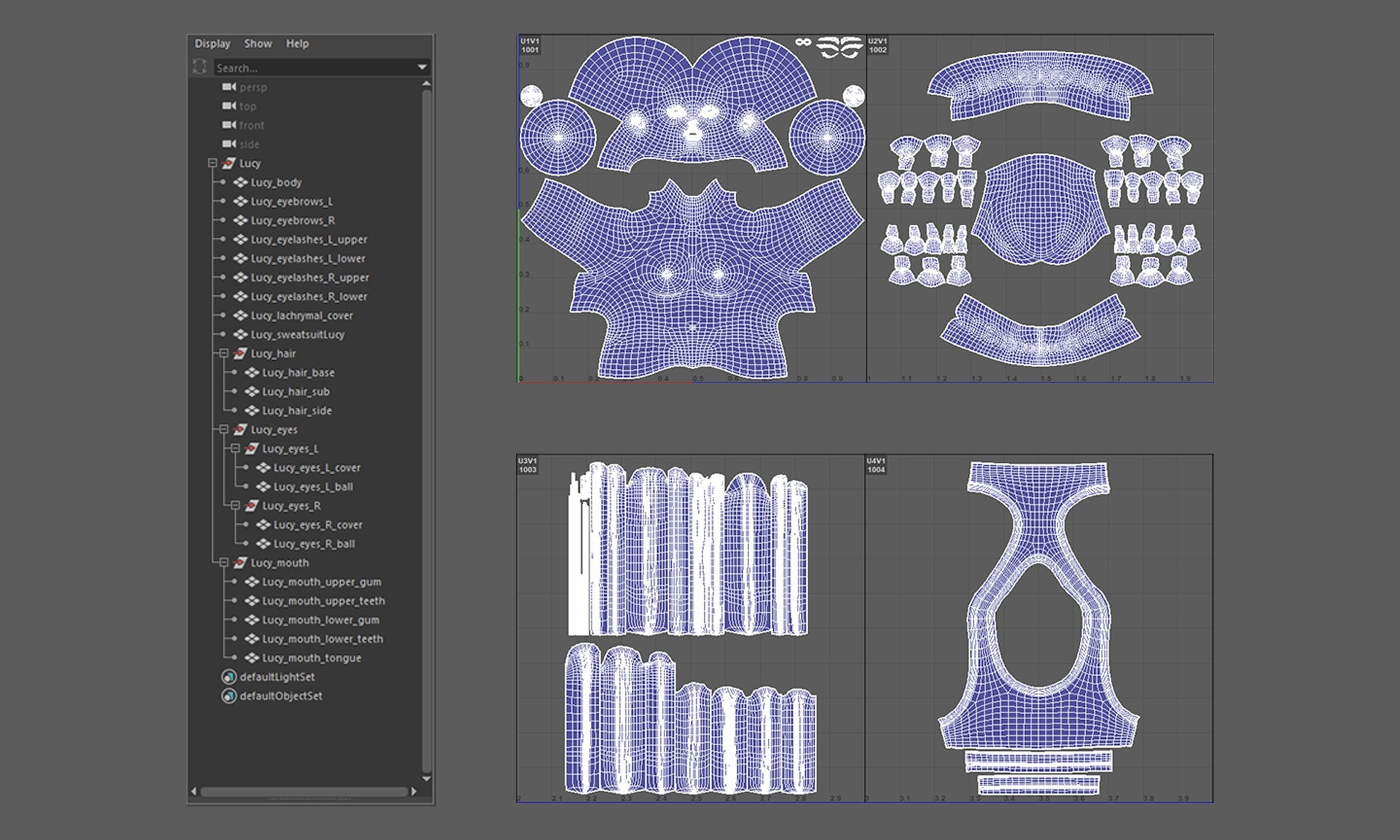 Lucy - Personal work 3D date 3D model_9