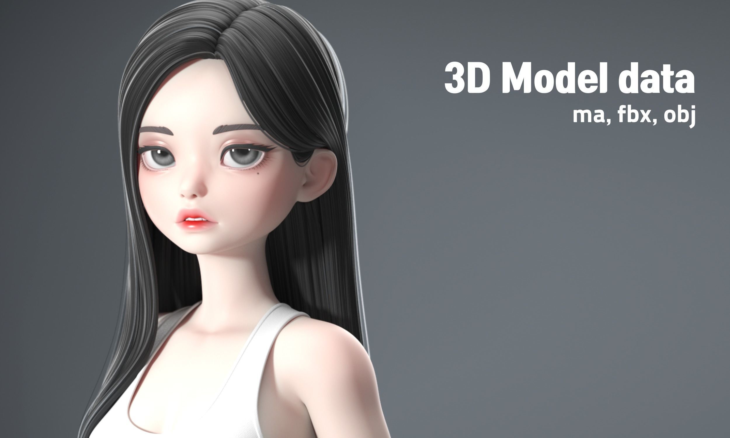 Lucy - Personal work 3D date 3D model_1