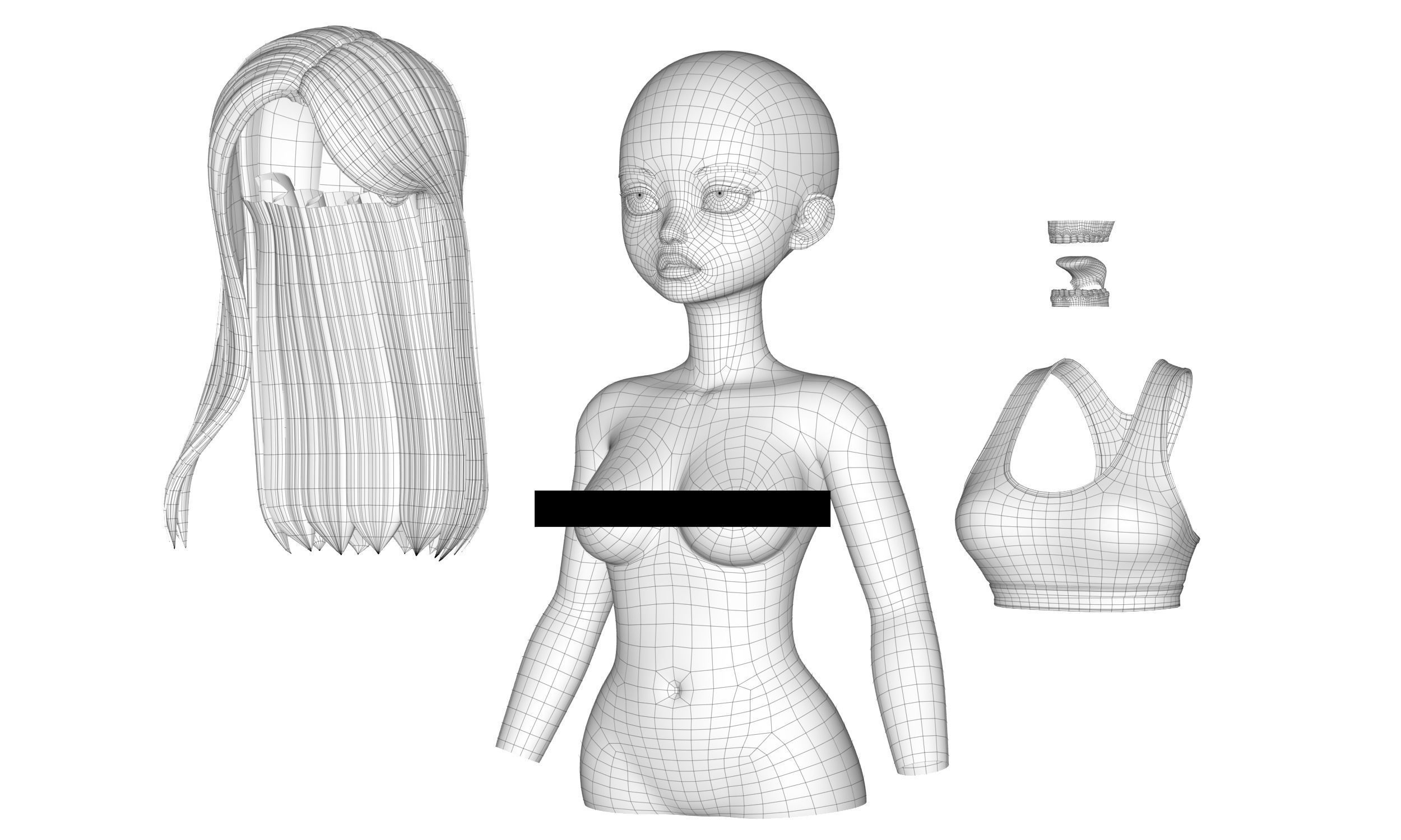 Lucy - Personal work 3D date 3D model_5