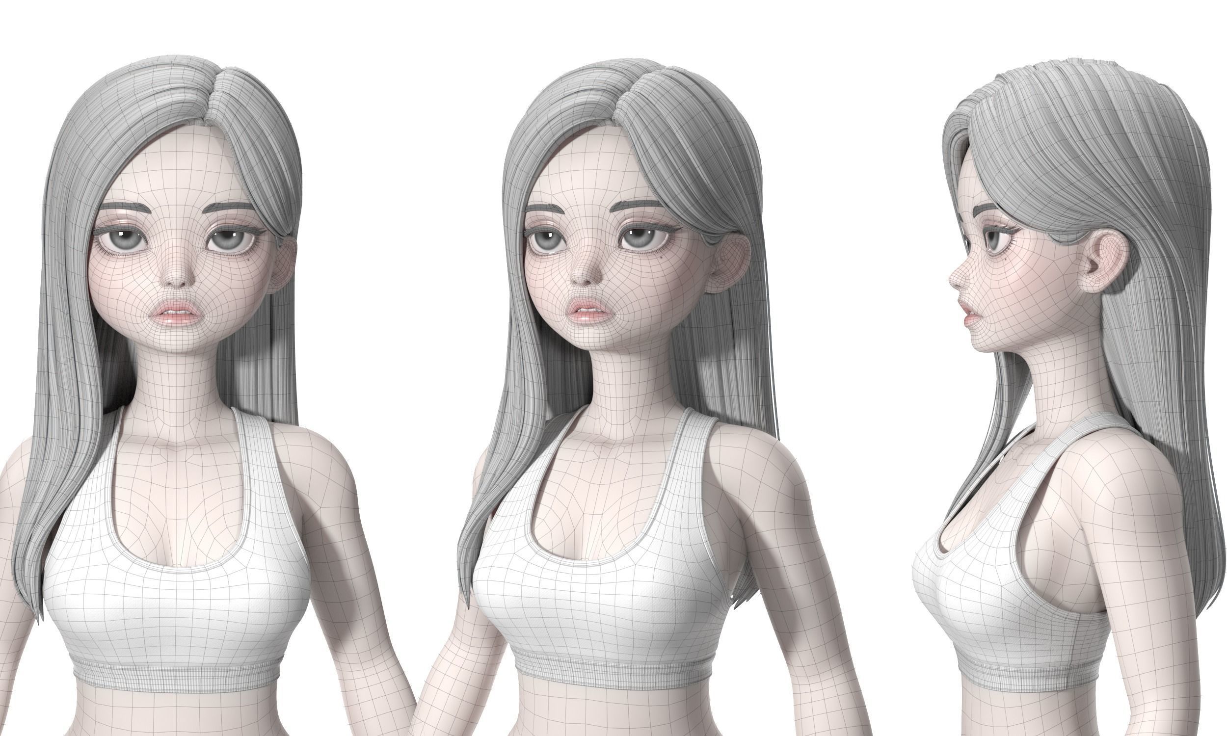 Lucy - Personal work 3D date 3D model_3