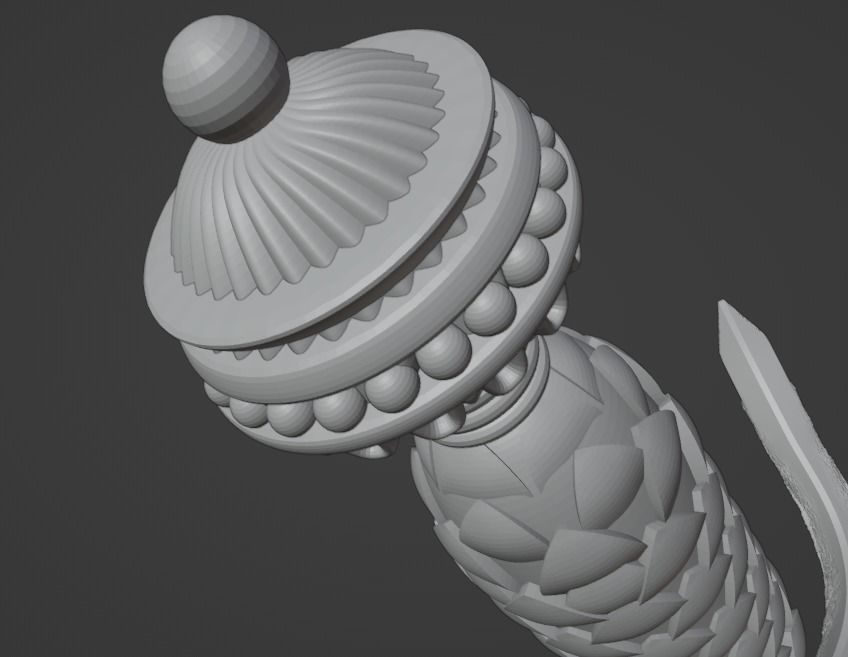 Elden Ring Black Knife cosplay props 3D printable 3D print model_8