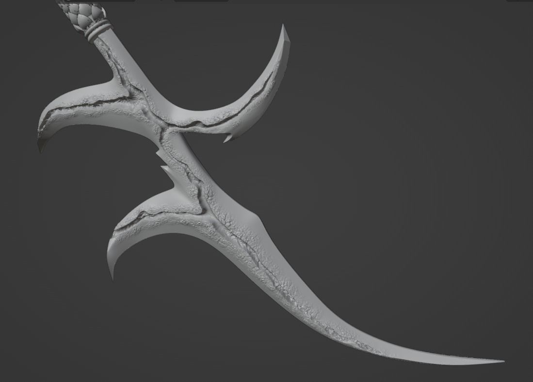 Elden Ring Black Knife cosplay props 3D printable 3D print model_3