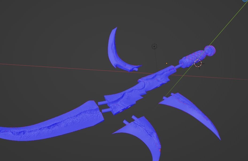 Elden Ring Black Knife cosplay props 3D printable 3D print model_10