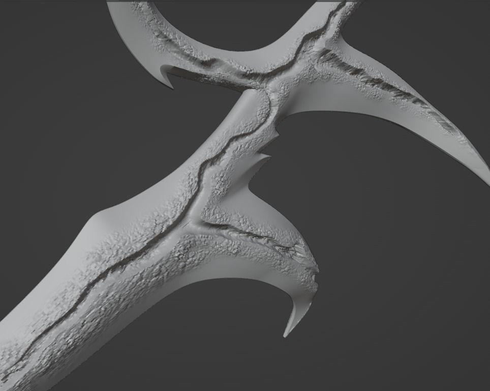 Elden Ring Black Knife cosplay props 3D printable 3D print model_6