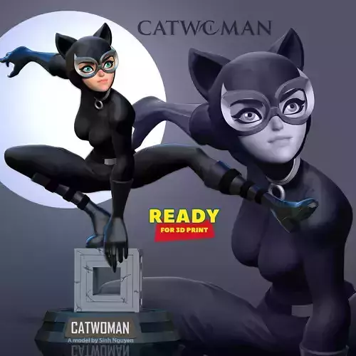Catwoman stylized