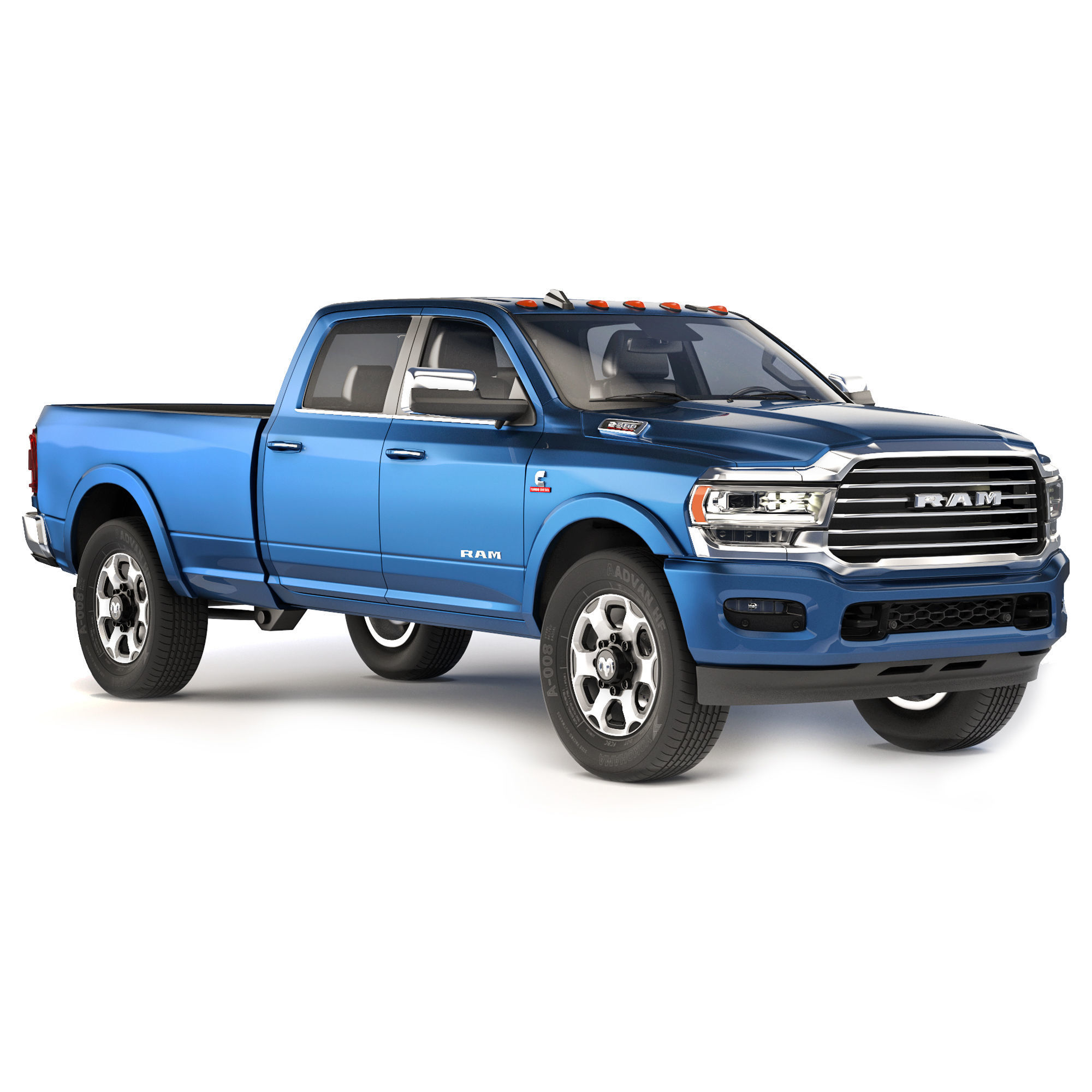 RAM 2500 2021 3D model_7