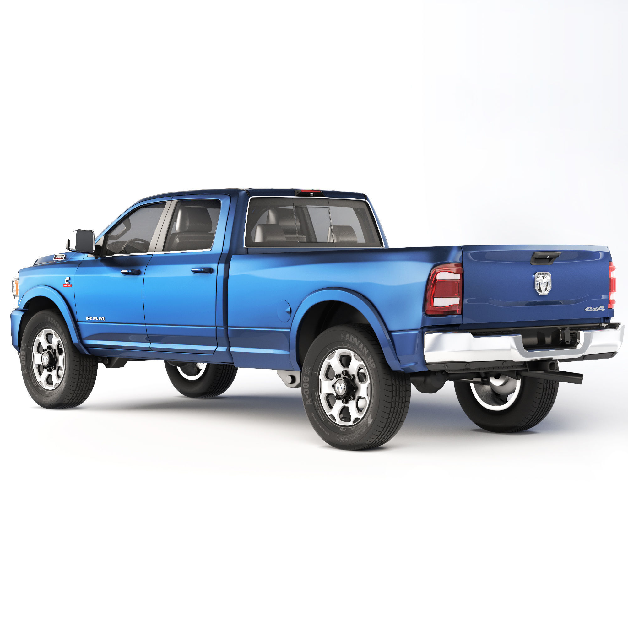 RAM 2500 2021 3D model_2