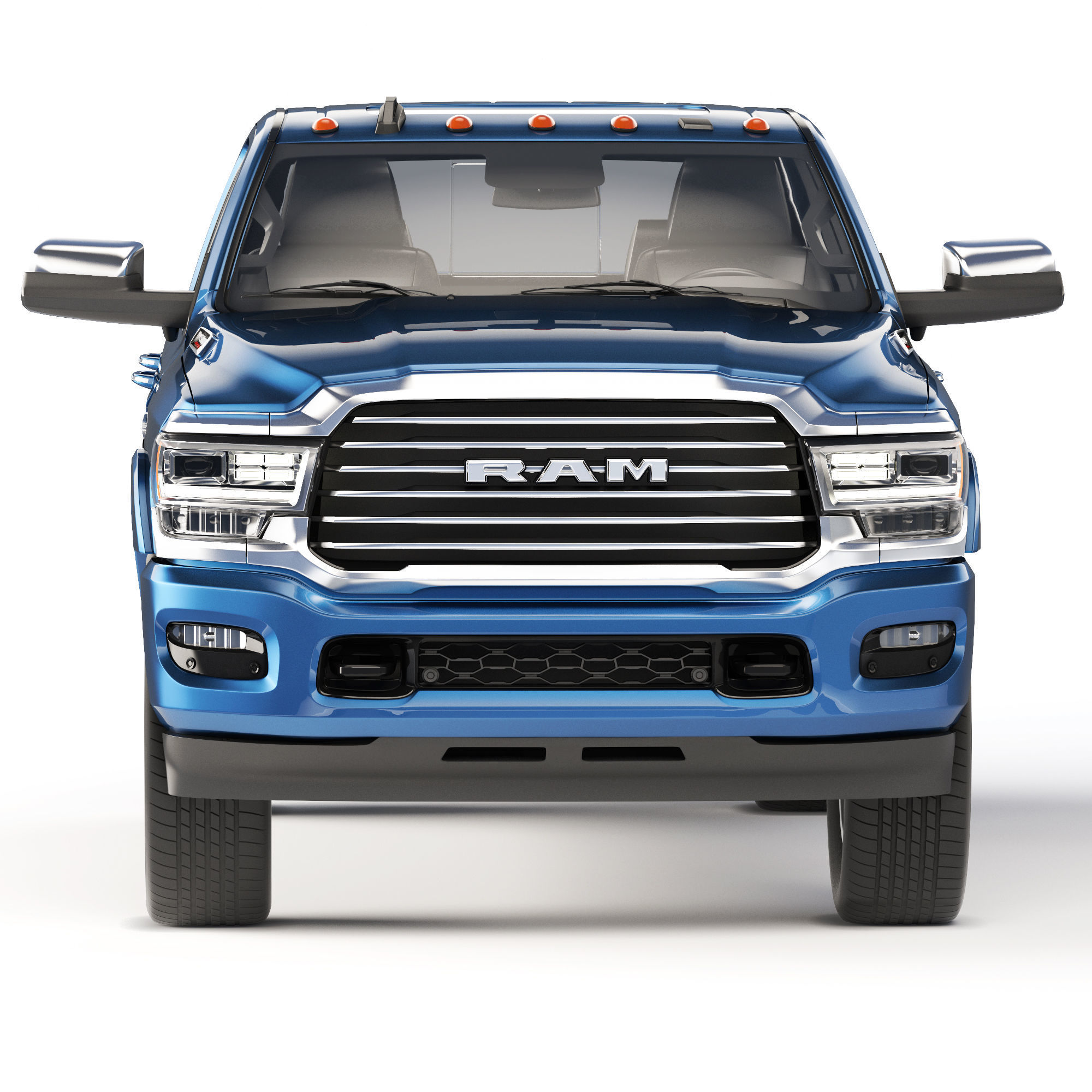 RAM 2500 2021 3D model_8