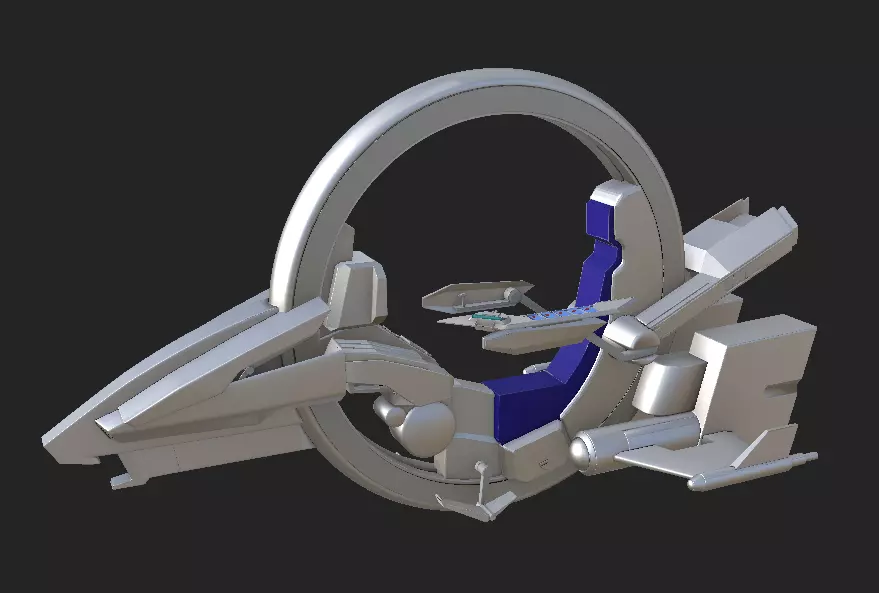 Yu-Gi-Oh 5Ds Jack Atlas Duel Runner Wheel of Fortune 3D model_0