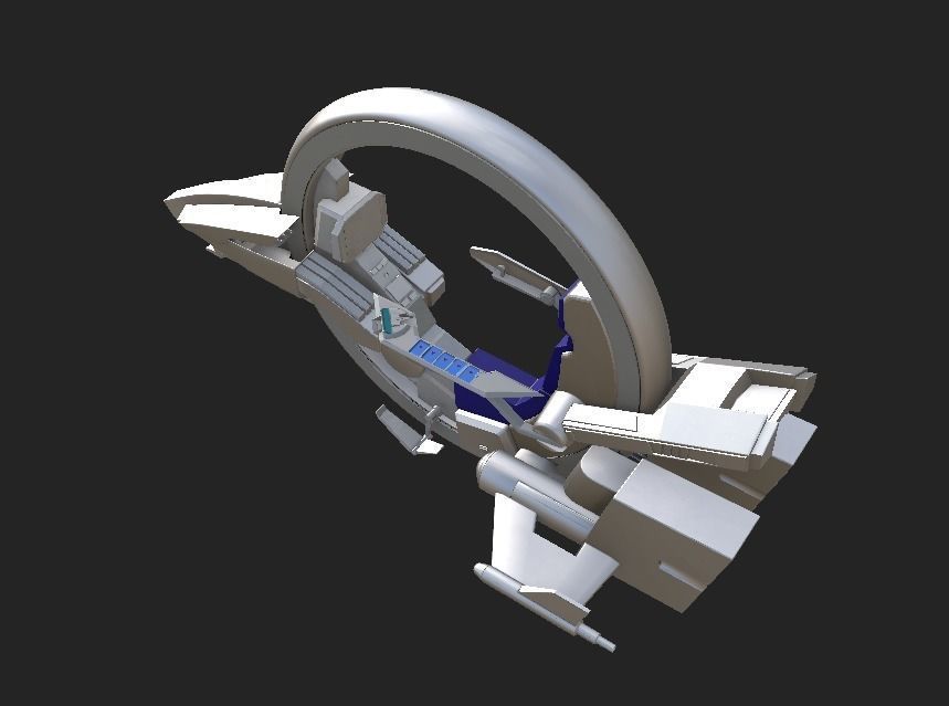 Yu-Gi-Oh 5Ds Jack Atlas Duel Runner Wheel of Fortune 3D model_4