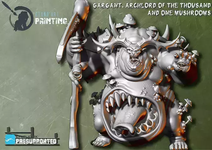 Lord Gargant archlord of the thousand and one mushrooms 3D model