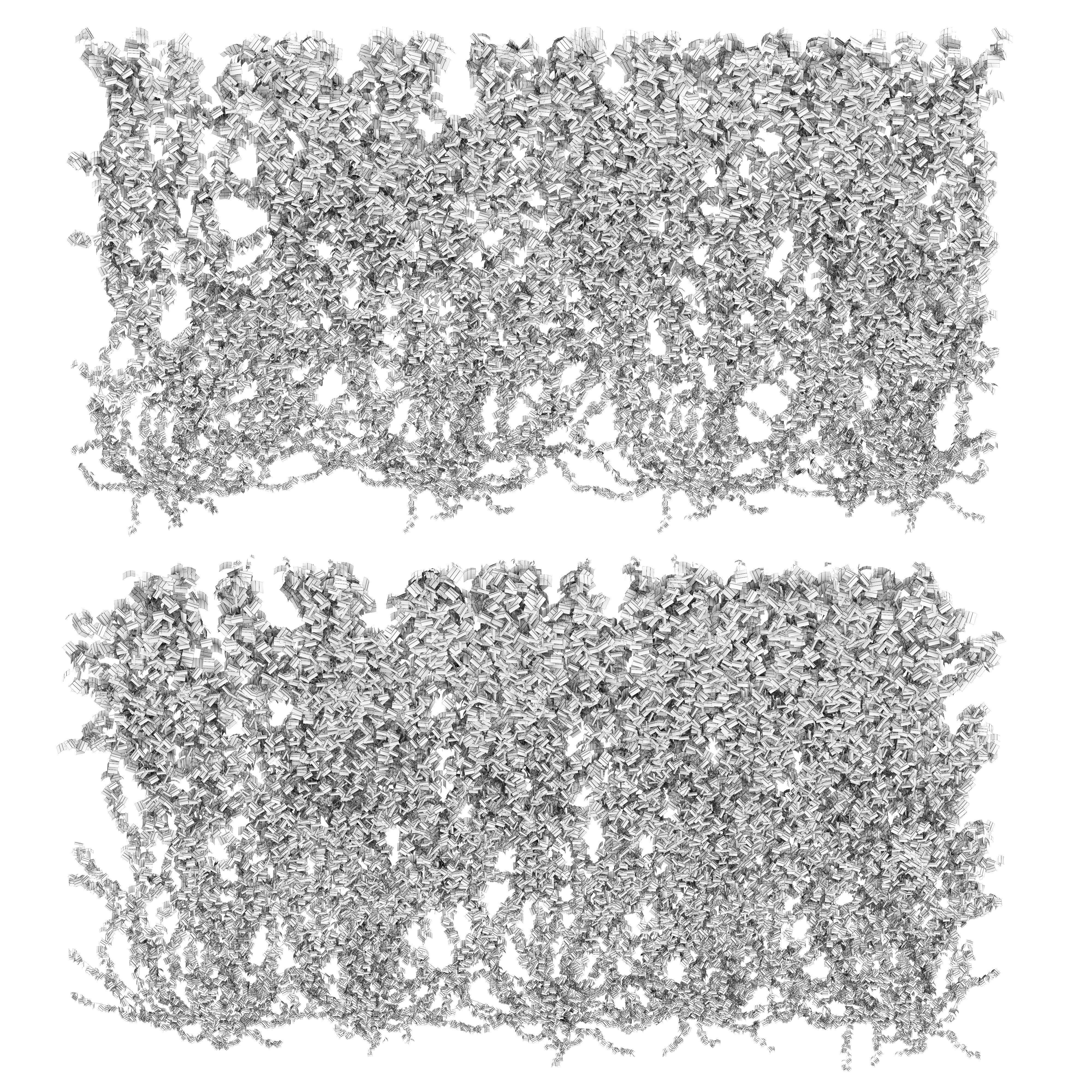  Wall of wild grapes leaves 2 products 3D model_2