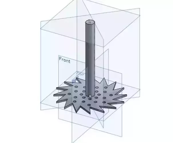 Guacamolera metal spindle in box Free 3D print model