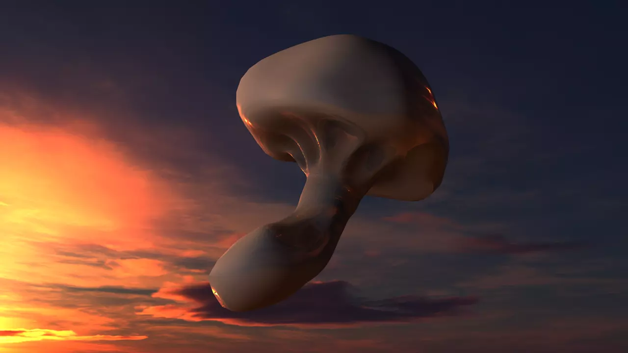 Simple Mushroom Free 3D model