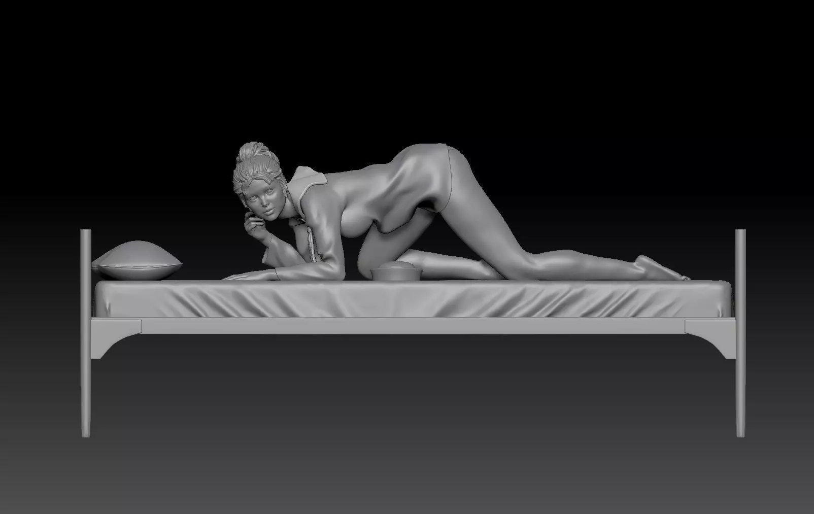 WAKE UP SOLDIER NAVY GIRLS 1 3D print model