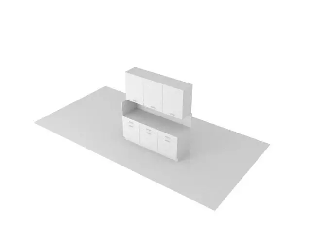 Mueble cocina blanco Free 3D model