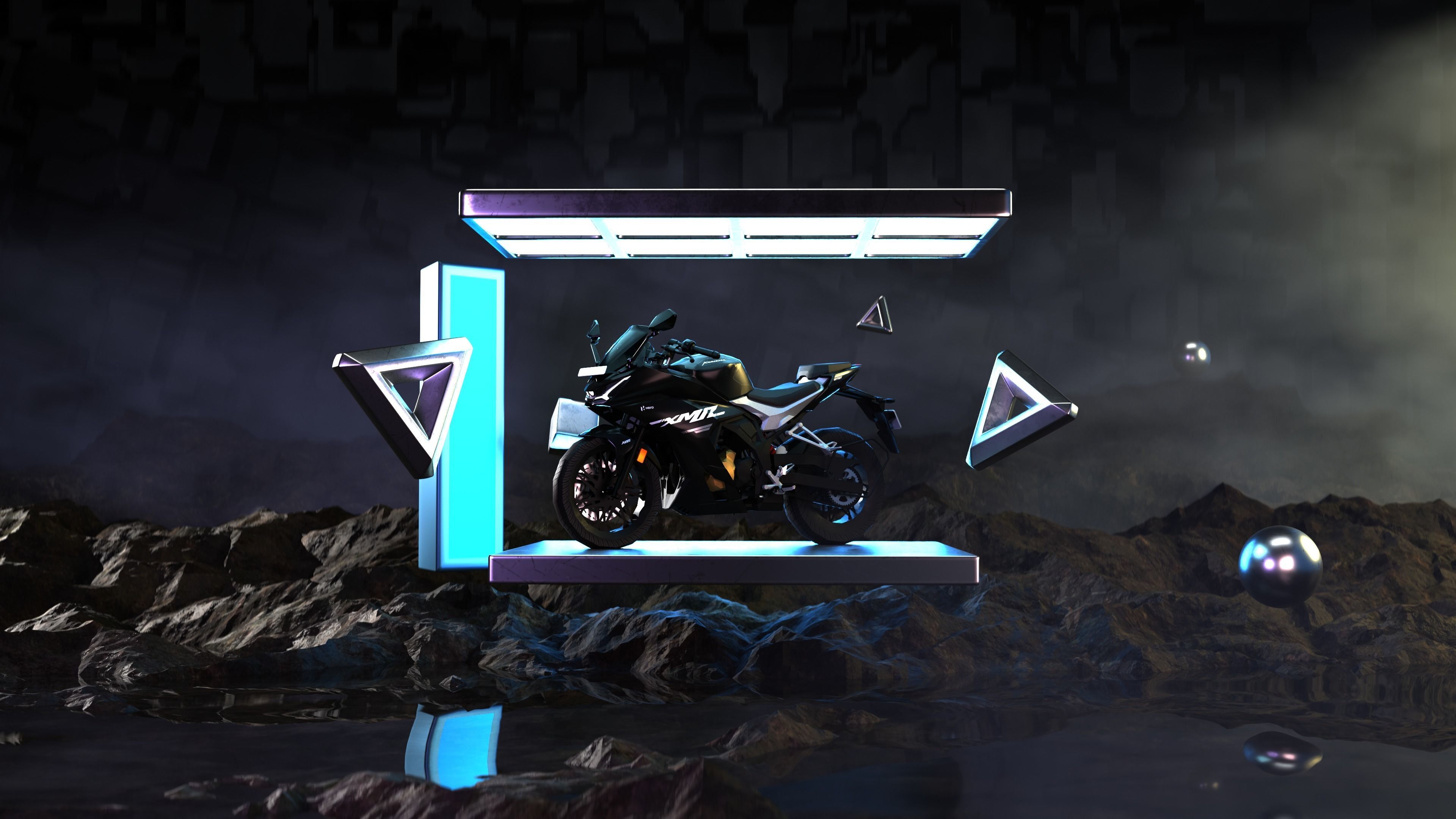 Hero XMR Low-poly 3D model_2