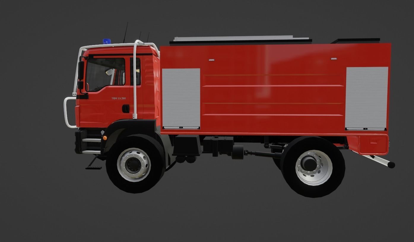MAN TGM 13 290 Firetruck 3D model_2