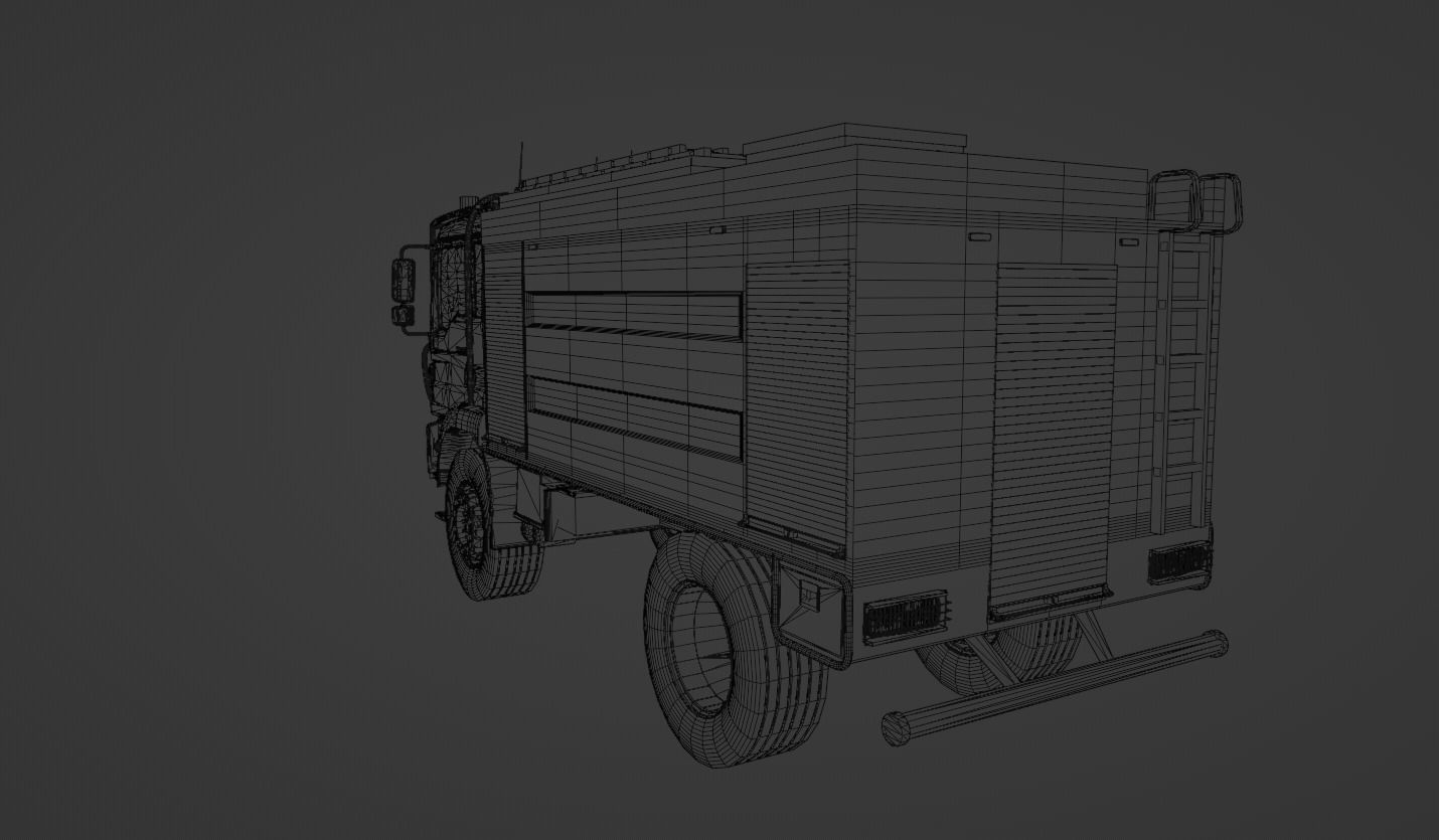 MAN TGM 13 290 Firetruck 3D model_8