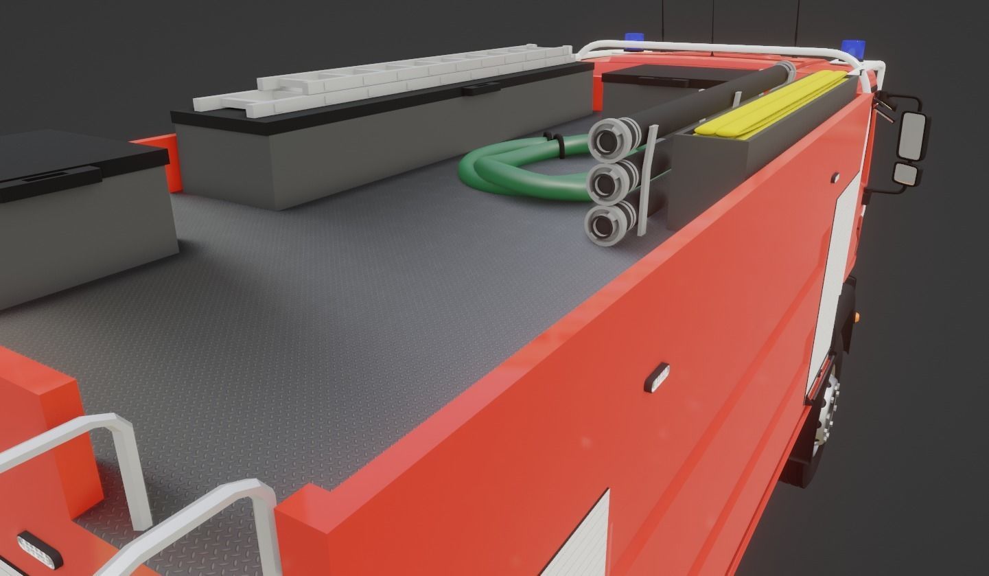 MAN TGM 13 290 Firetruck 3D model_4