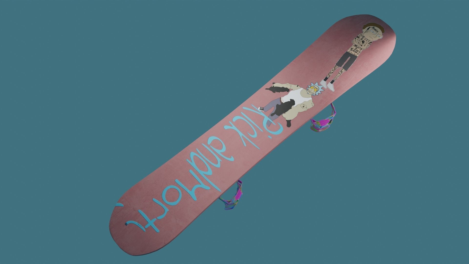Snowboard two snowboards Free 3D model_13