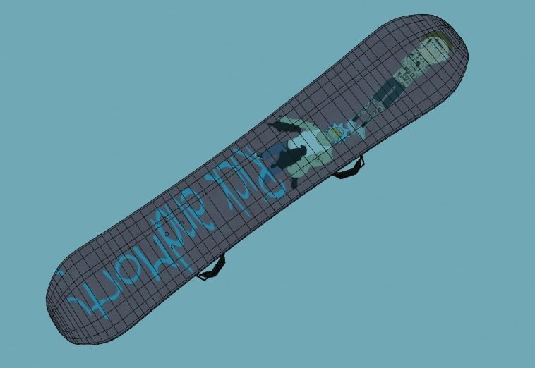 Snowboard two snowboards Free 3D model_9