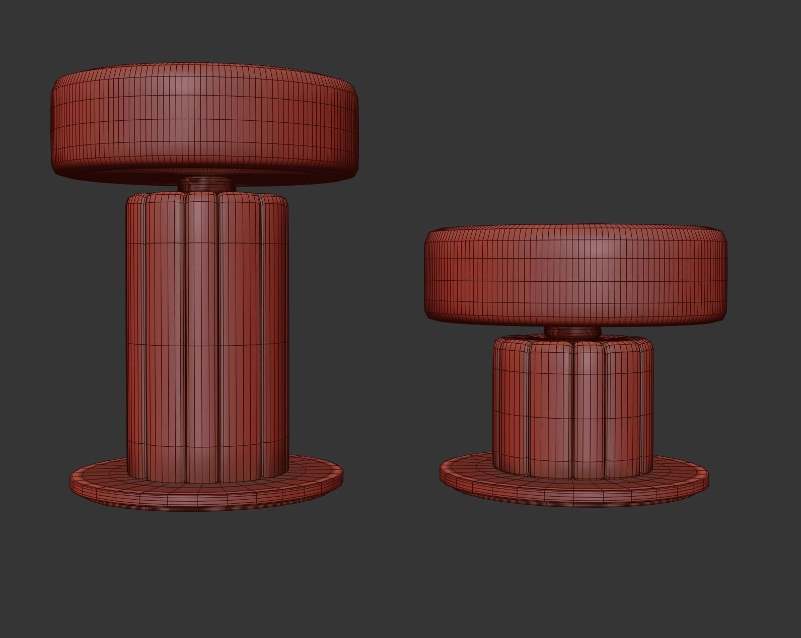 Melogranoblu RapaNui table lamp 3D model_4