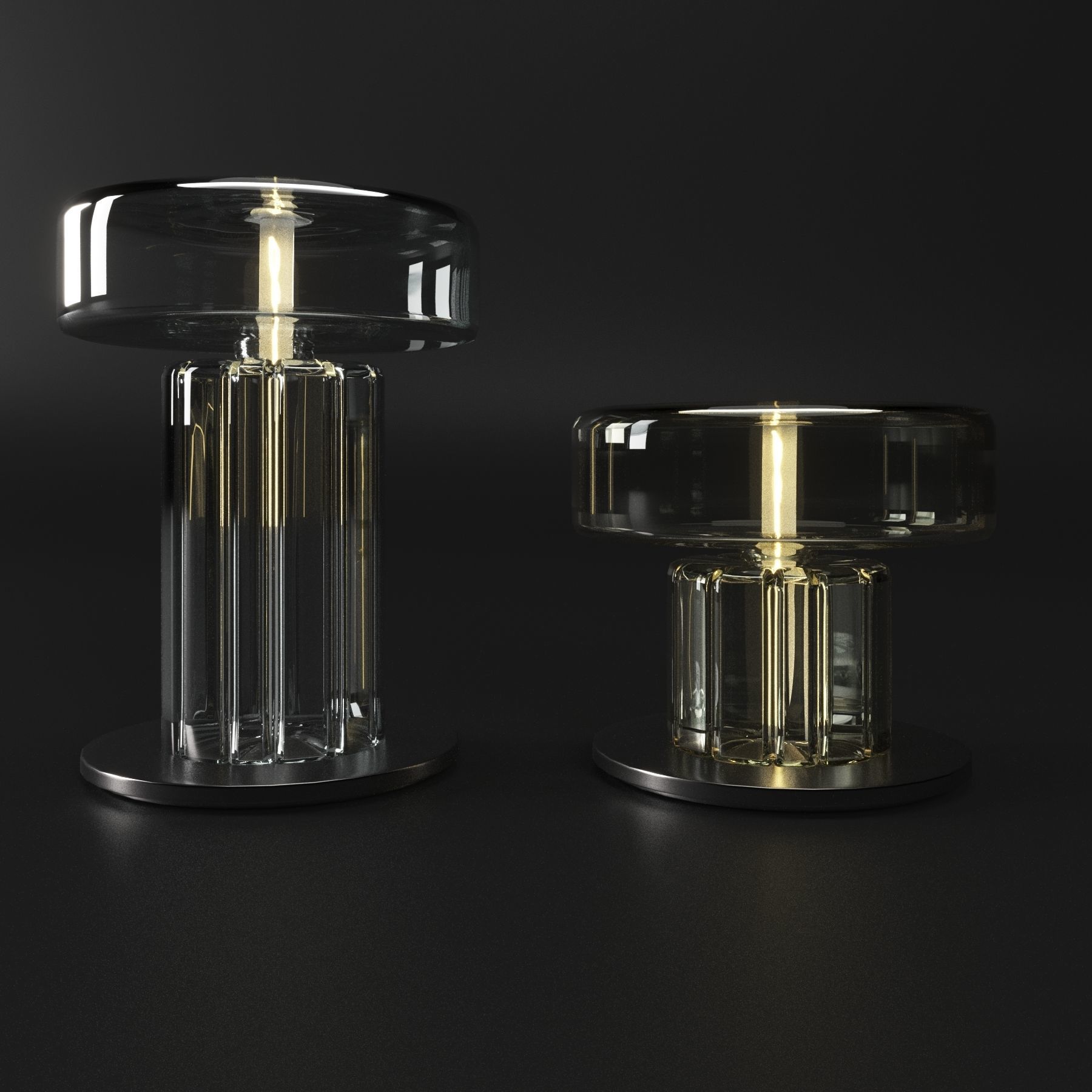 Melogranoblu RapaNui table lamp 3D model_1