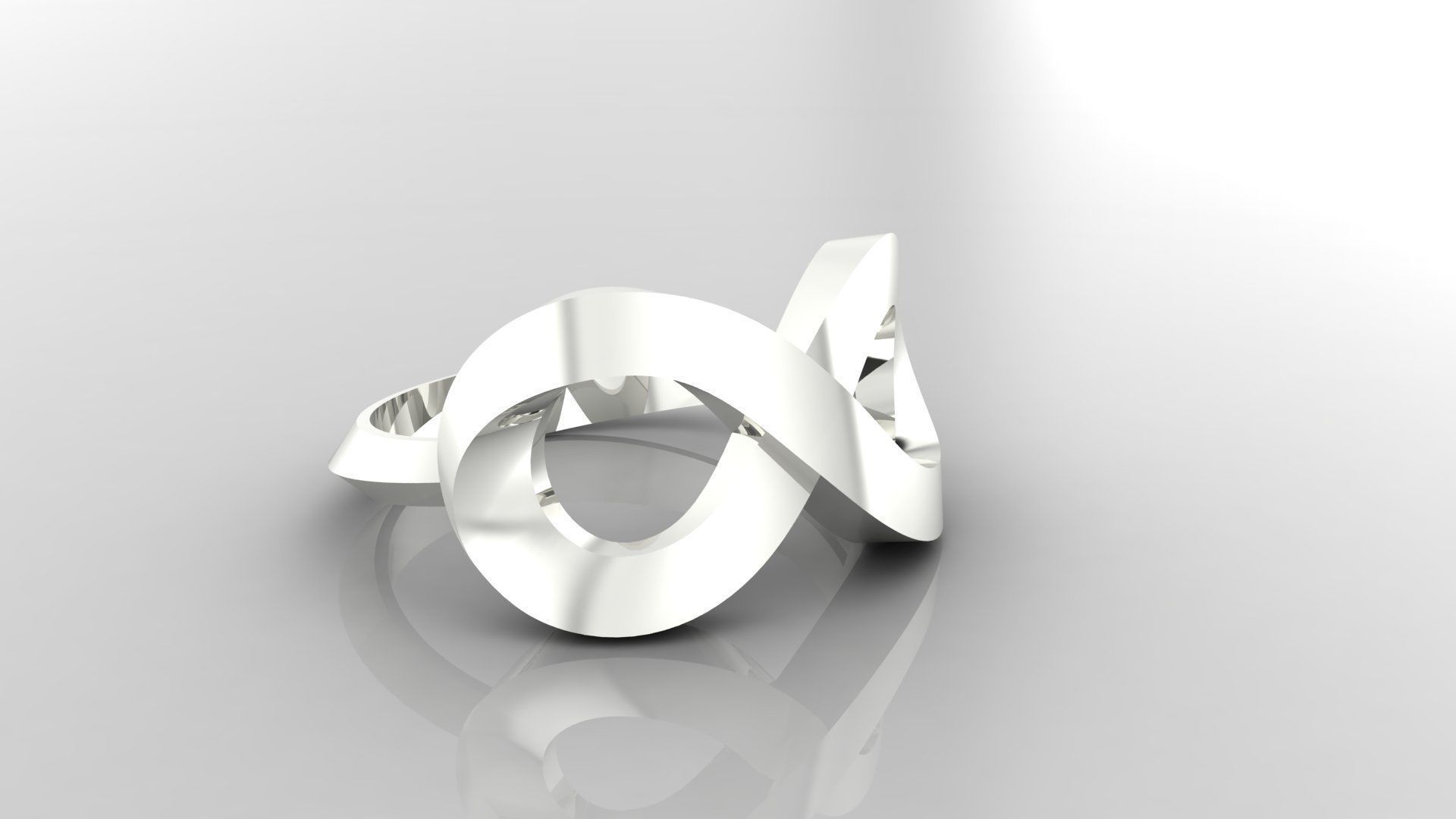 Ring M46 The luxury female ring wedding 3D print model_16