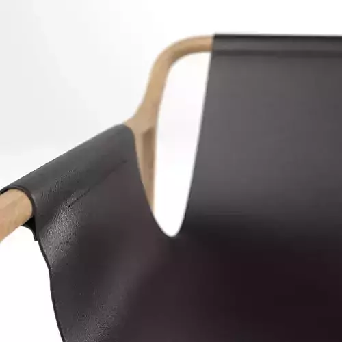 Pelle Rock Maple armchair