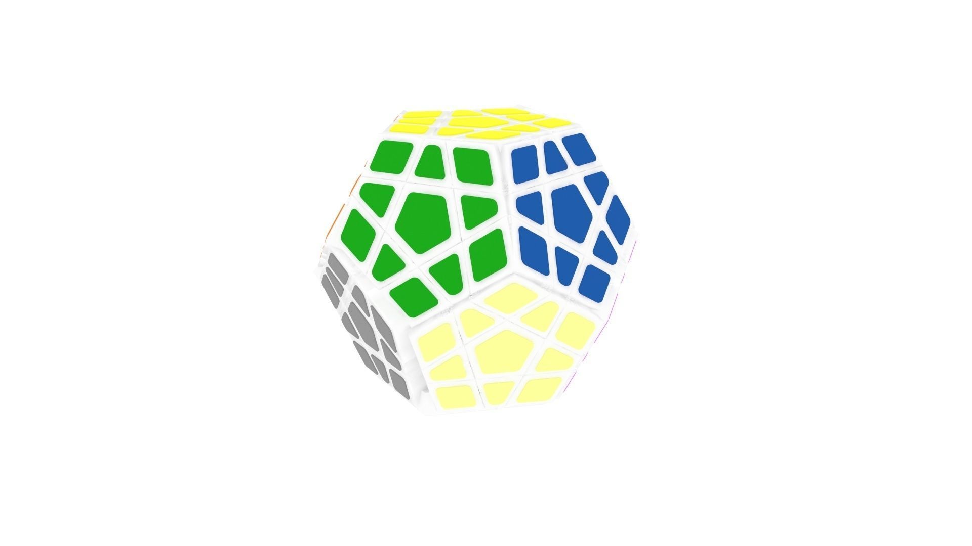 Megaminx 3D model_3