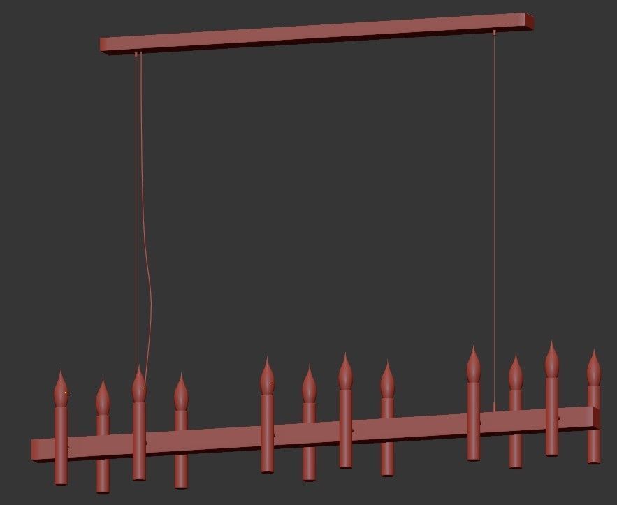 SHIRO taylor pendant light 3D model_1