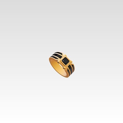 Jewellery man ring Free 3D print model
