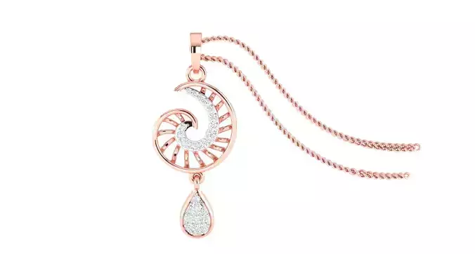 Pendant Earrings combo - 0075