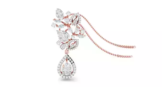 Pendant Earrings combo - 0053