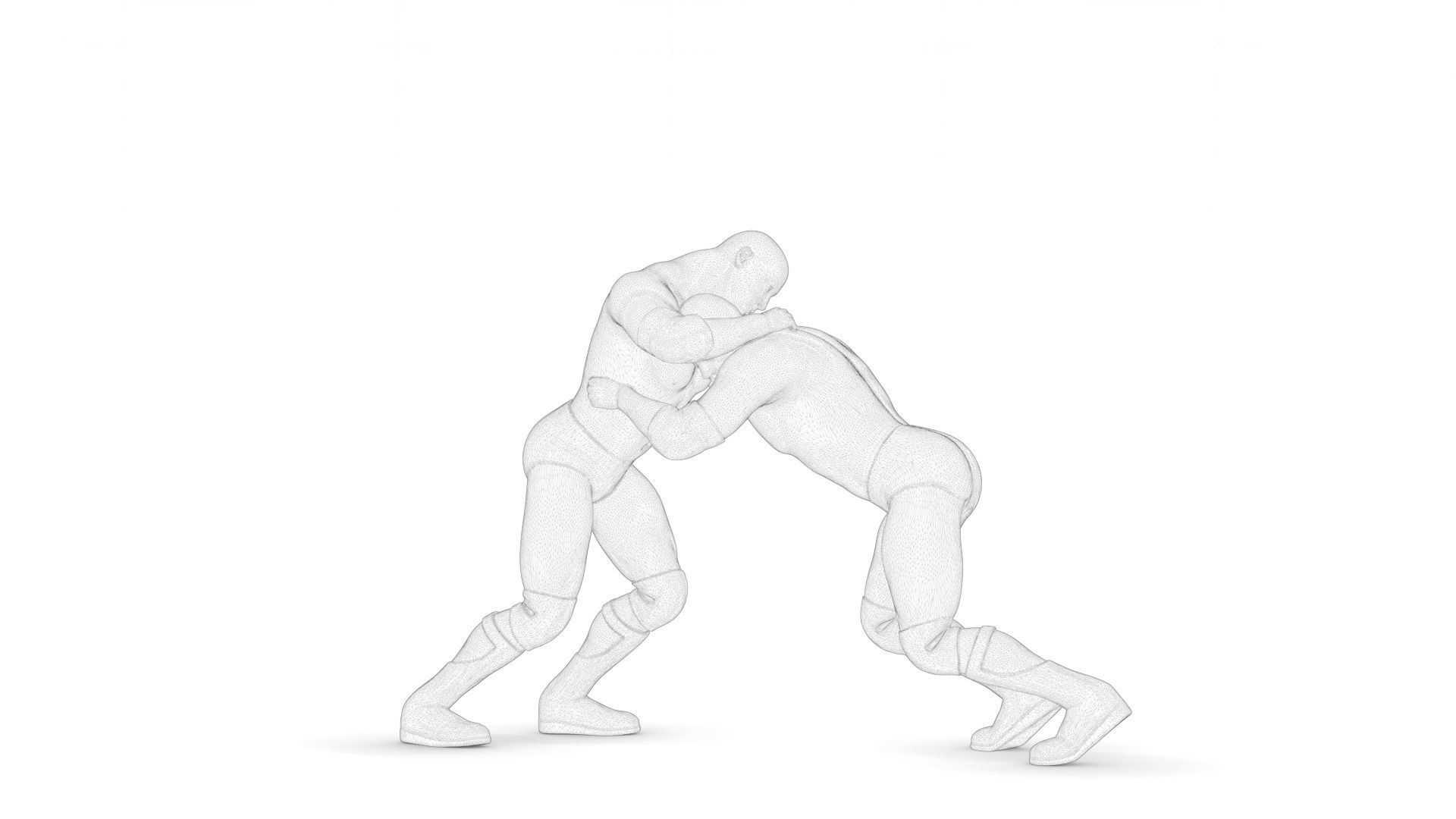 Wrestler 01 3D print model_6