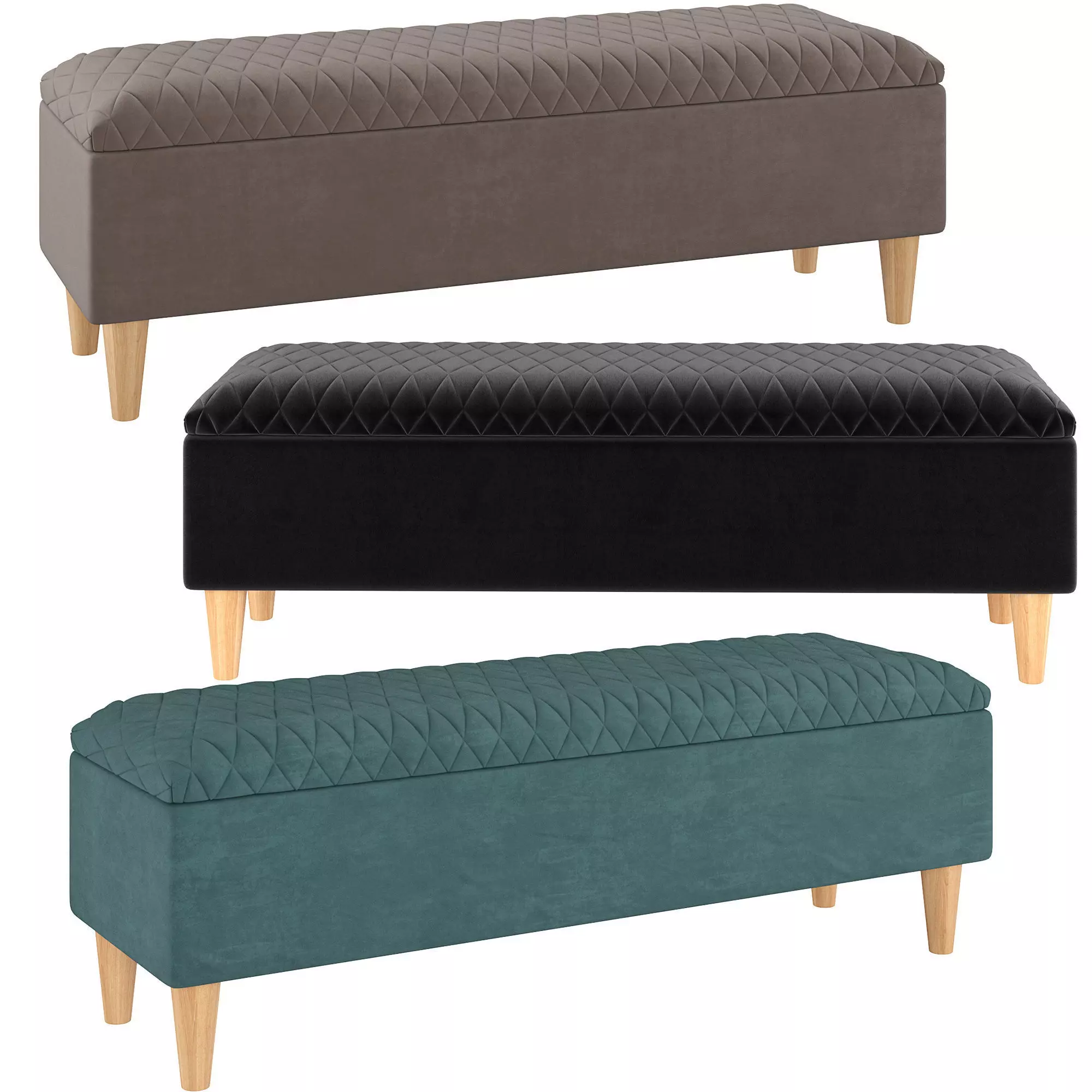 Bench Agatha 3D model