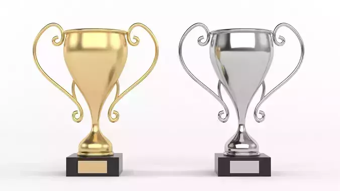 Trophy Cups 3D model