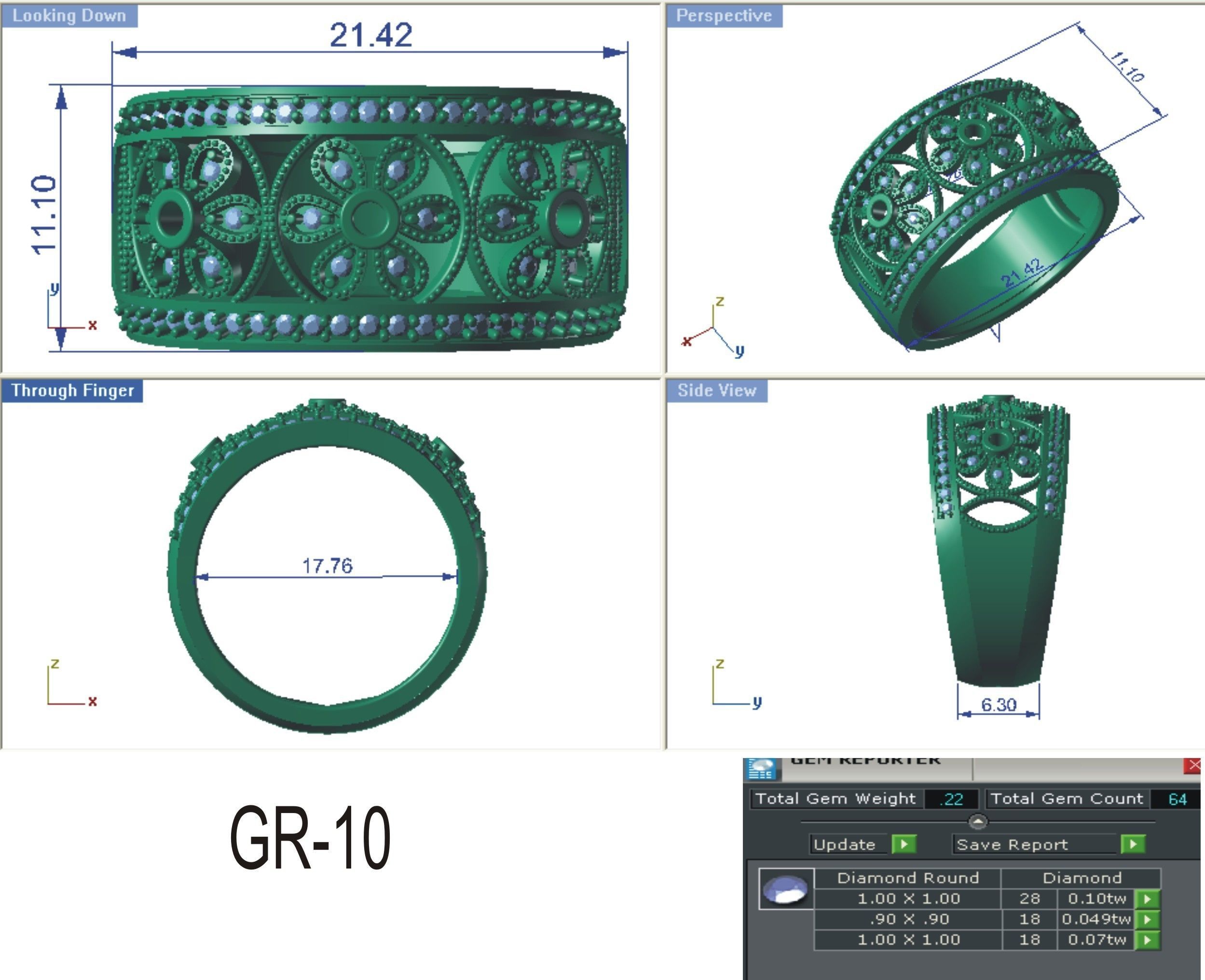 Ring - 3890 3D print model_4