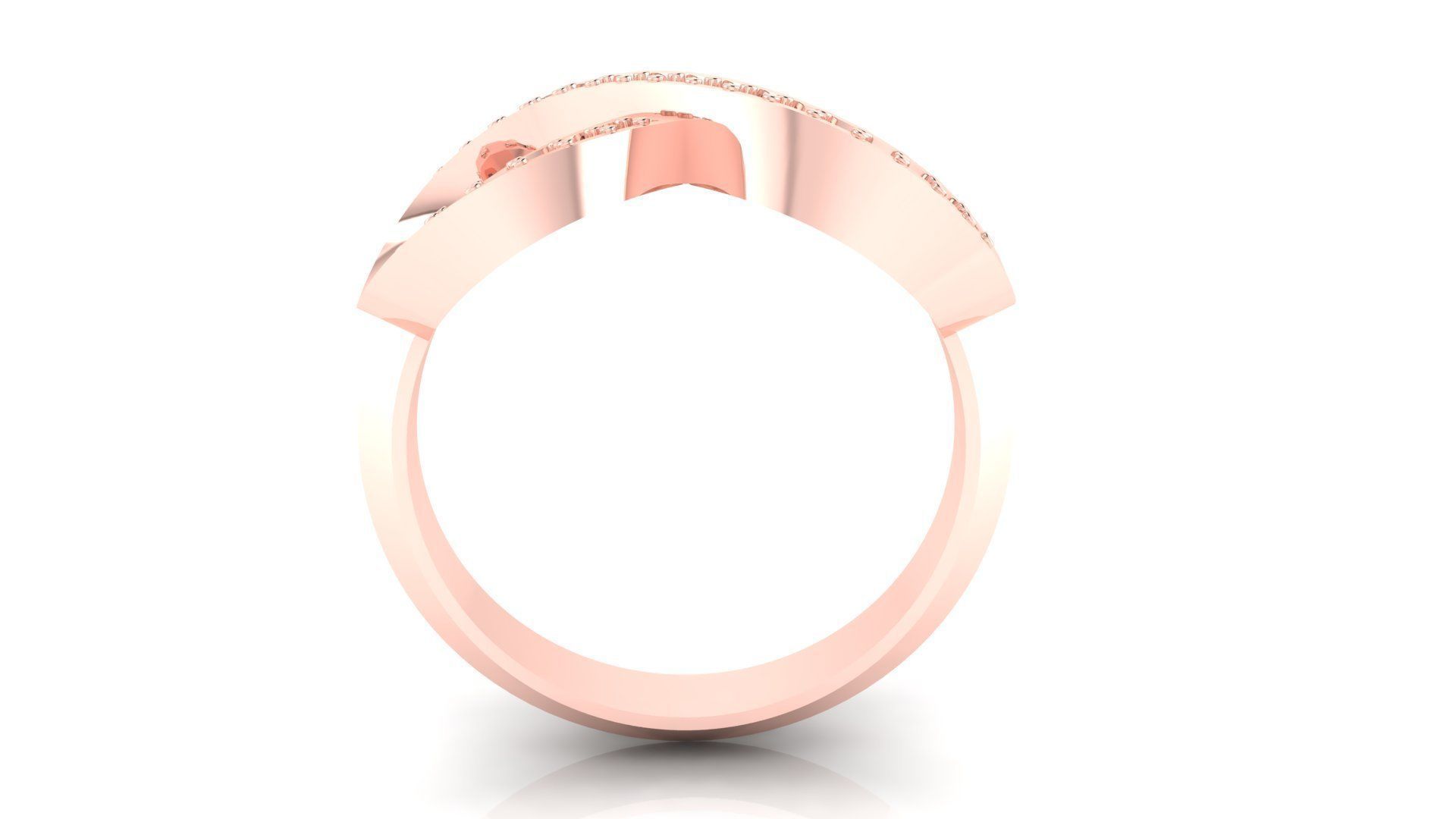Ring M47 The luxury female ring with gems wedding 3D print model_15